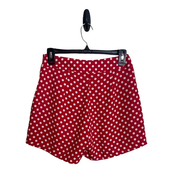 Disney Minnie Mouse LC Lauren Conrad Red White Polka Dot Bow Shorts Size XS - Picture 3 of 9